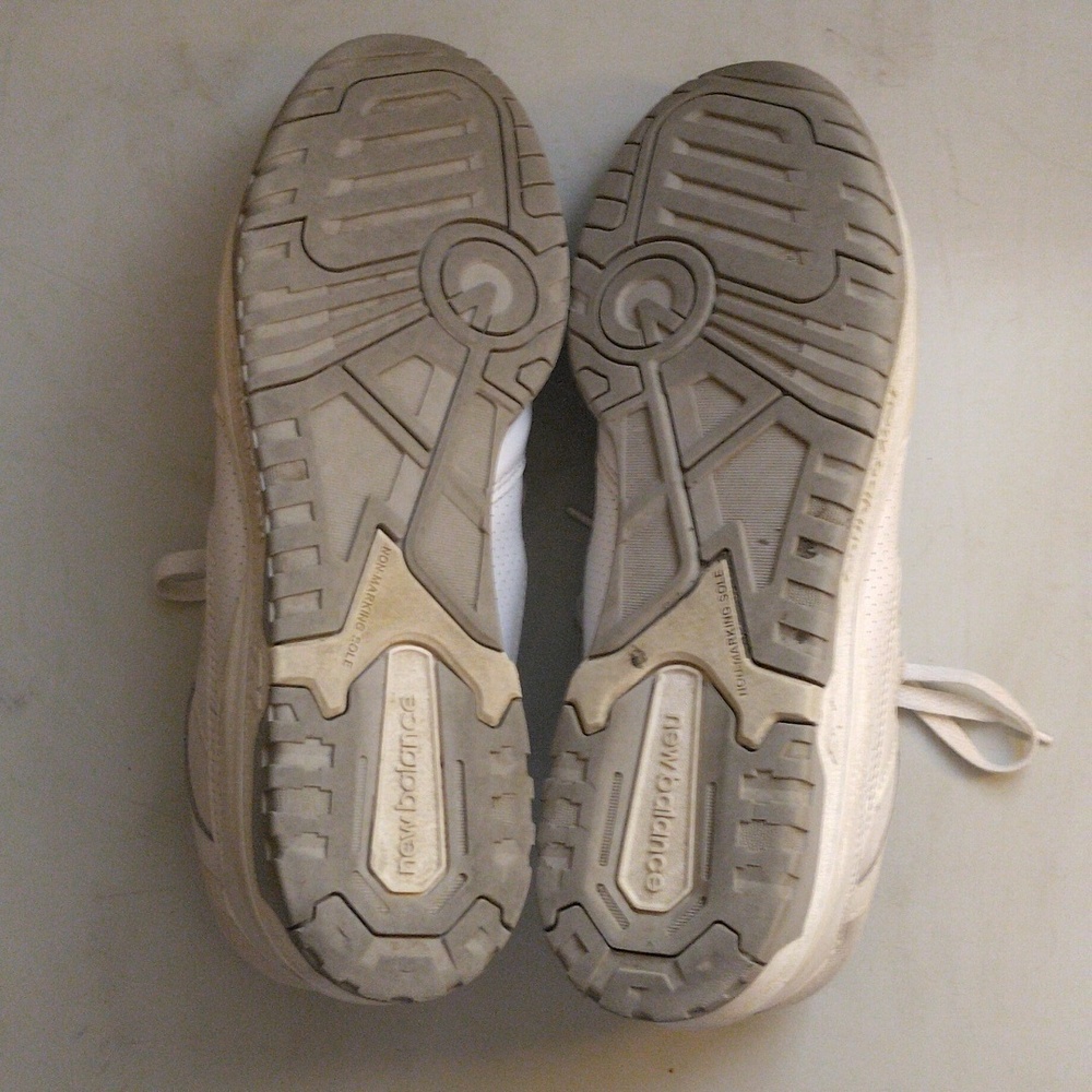 New Balance 550 Size 12 Men's White Grey - Picture 4 of 4